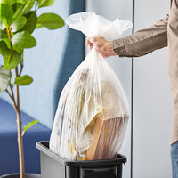 0777243 30" X 37" 10 MICRON CLEAR LINER 20 GAL.